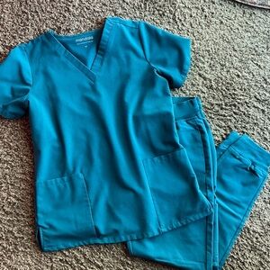 Mandala Scrub set Caribbean Blue